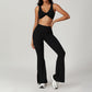 Quick Dry Sports Bra + Flared Leg Pant 2-piece set