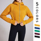 Thick and warm full zipper sports hooded jacket