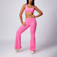 Slimming halterneck bra & sport pants yoga sets