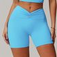 Hip-lifting high waist shorts