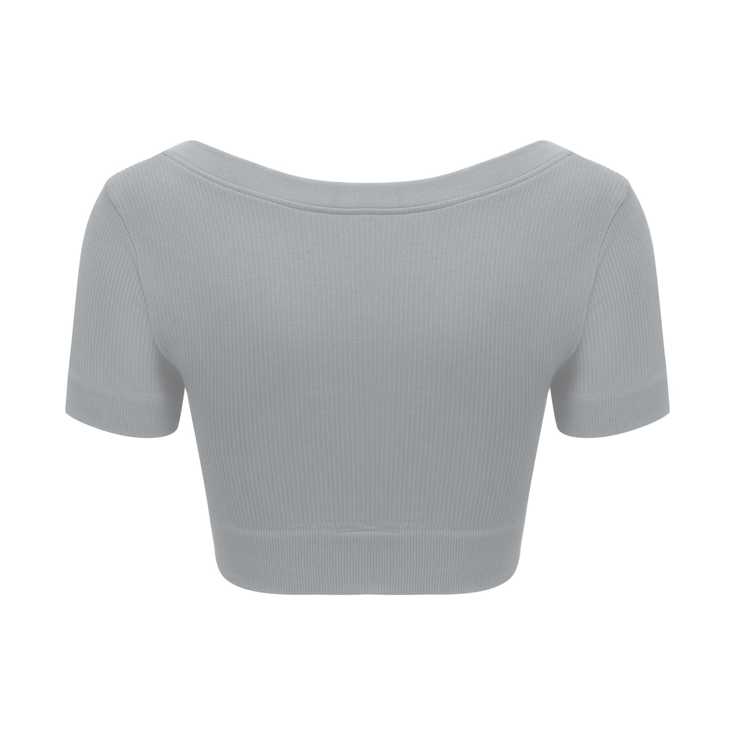 Seamless knitted sports short-sleeved T-shirt