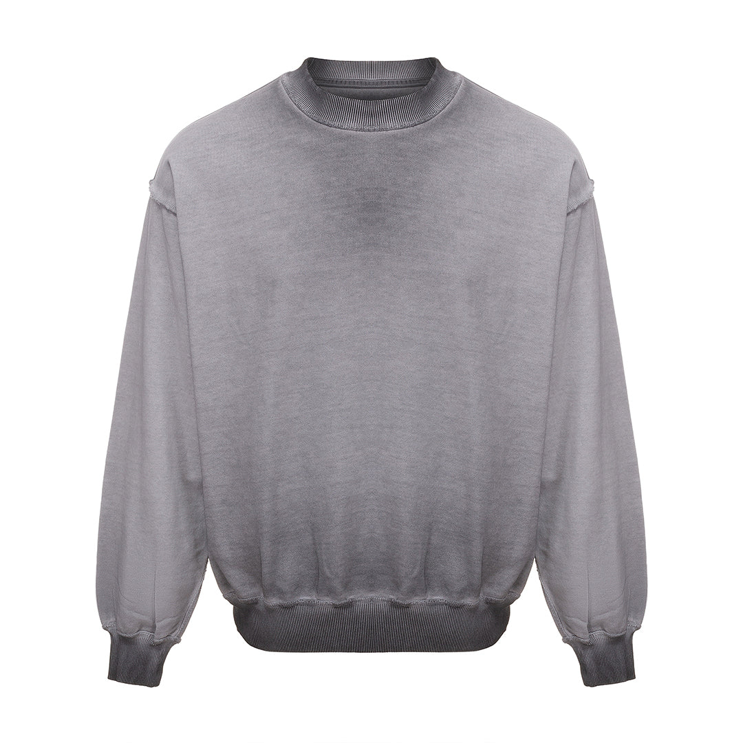 Sweat ras du cou gris foncé