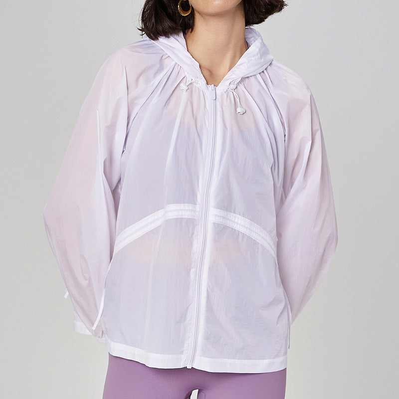 Windproof lightweight long-sleeved sports top