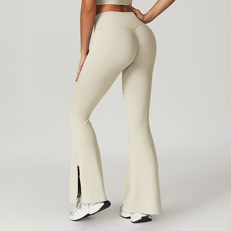 Quick-Dry High Waist Fitness Sports Flared Leg Pants