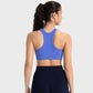 High neck stretch sports bras