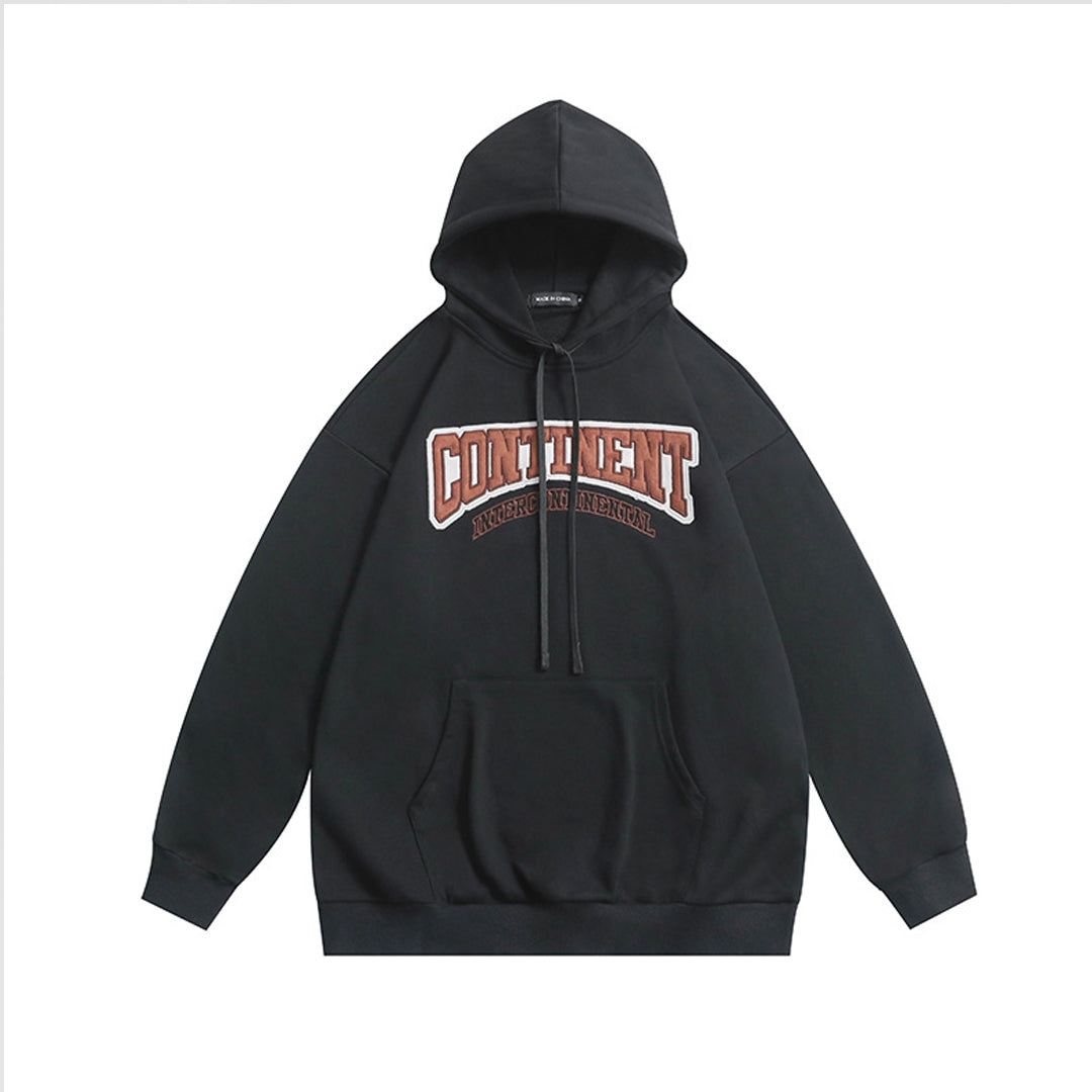 Loose lettered hoodie