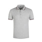 Men's summer trimmed sports polo shirt