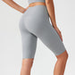 Free size one-size-fits-all nude butt lifting and shaping sports fitness Bike Shorts