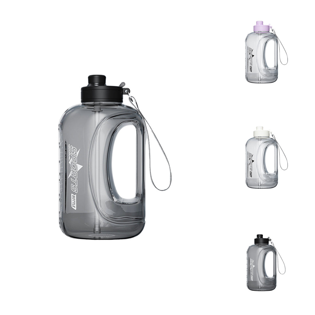 Large Capacity Ton Bucket Outdoor Sports Fitness Water Bottle Sippy Cup