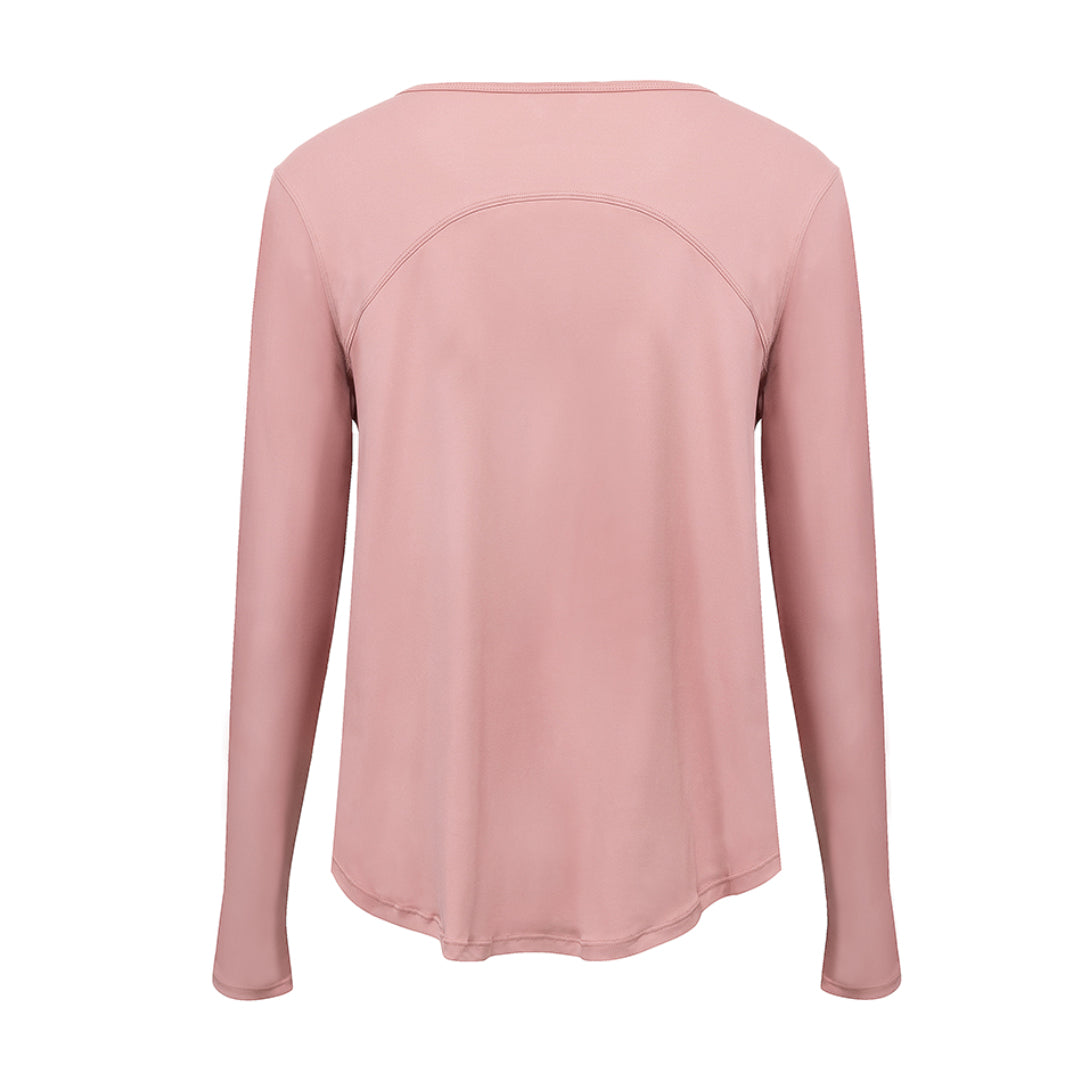 Quick Dry V-Neck Curved Breathable Top