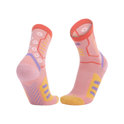 Sweat-Absorbent Breathable Mid-Calf Basketball Socks