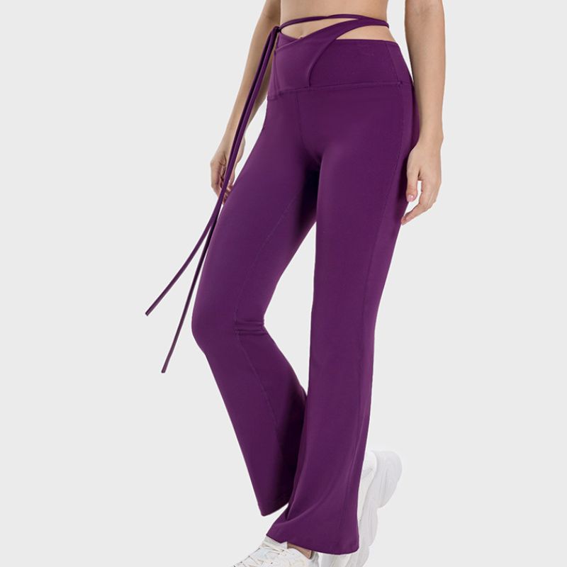 High-waisted slim and slim fashion sports pants