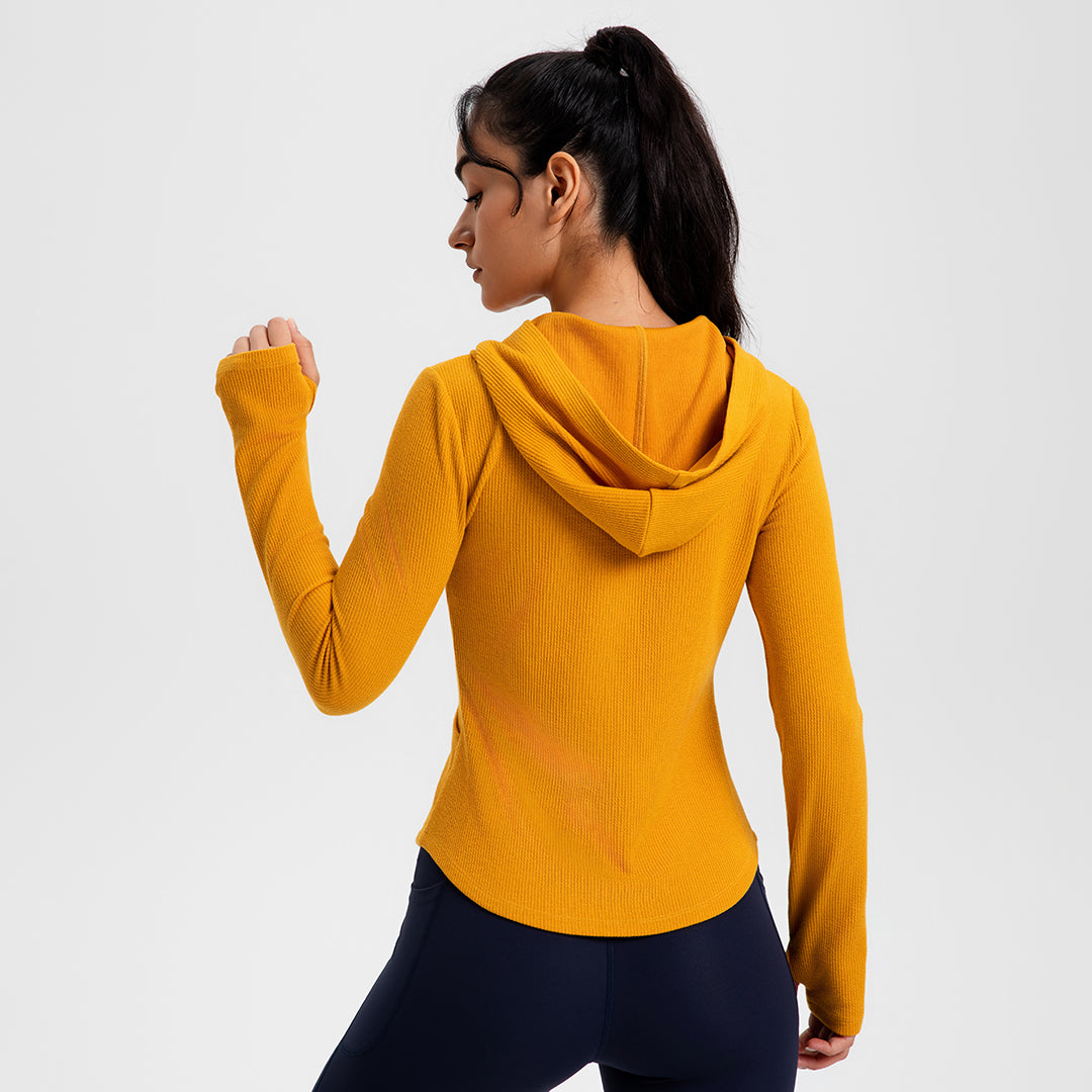 Sports quick-drying long-sleeved yoga jacket