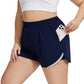 Plus-size loose-fitting outdoor sports shorts