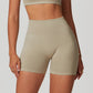 Seamless Quick-Dry High-Waisted Sport Shorts