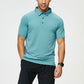 Breathable Quick-Dry Splicing Fitness Polo T-shirt