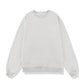 Solid color velvet crew neck sweatshirt