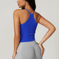 Shockproof tight fit seamless yoga tank tops