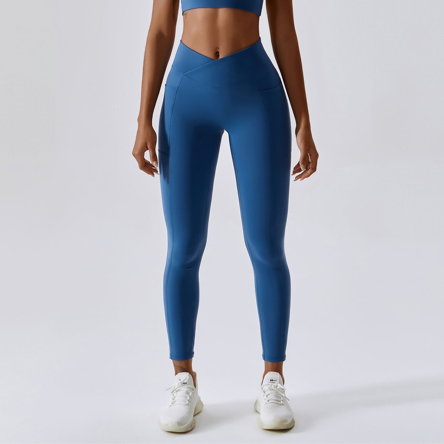 High-waisted butt-lifting sports yoga pants