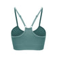 Seamless thin strap sports bra