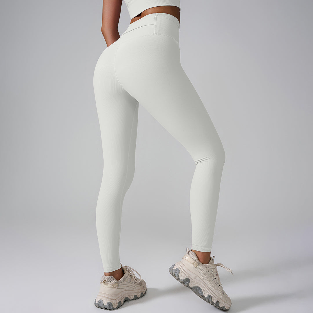 Leggings de sport de fitness yoga taille haute