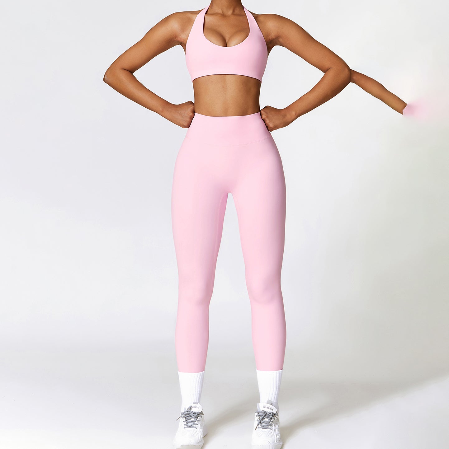 Halterneck back Yoga tight sports sets