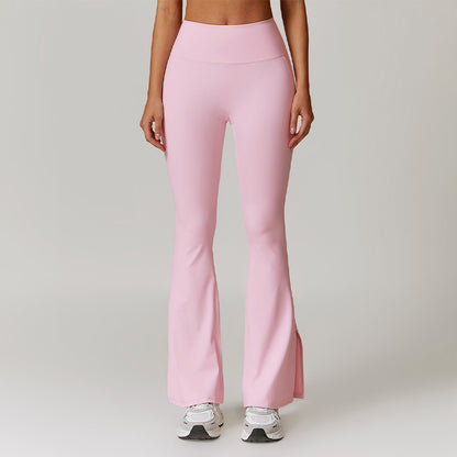 Ultra-Soft High-Waist Flared Leg Pants