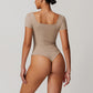 Quick-Dry Short Sleeve Thong Bodysuits