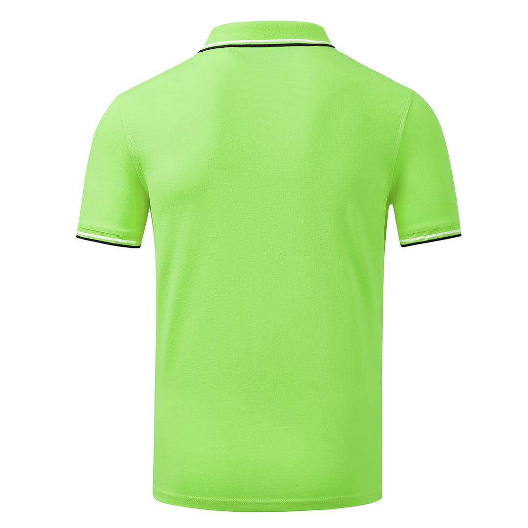 Men's cotton-trimmed polo shirt