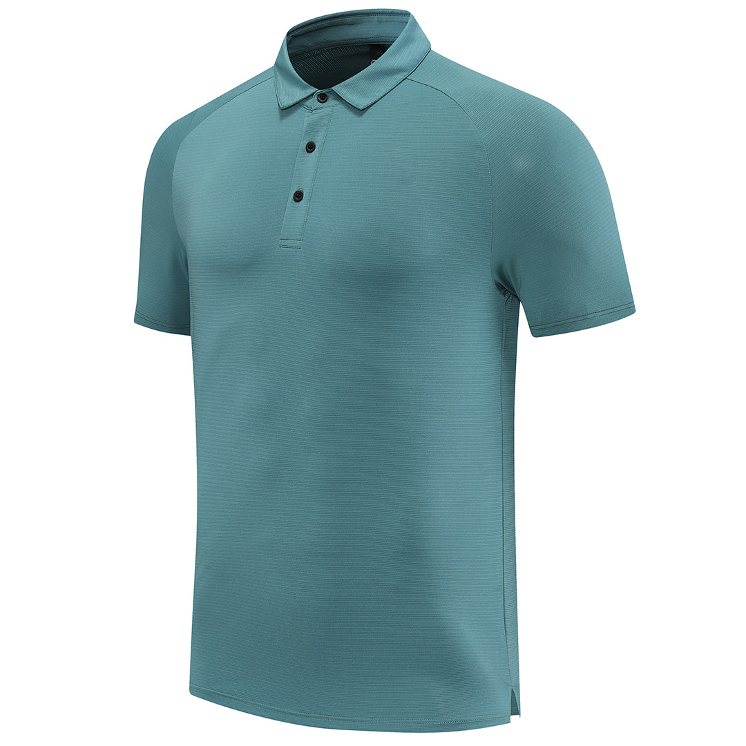 Men's breathable running polo shirt