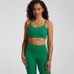 High stretch back bifurcation sports bra