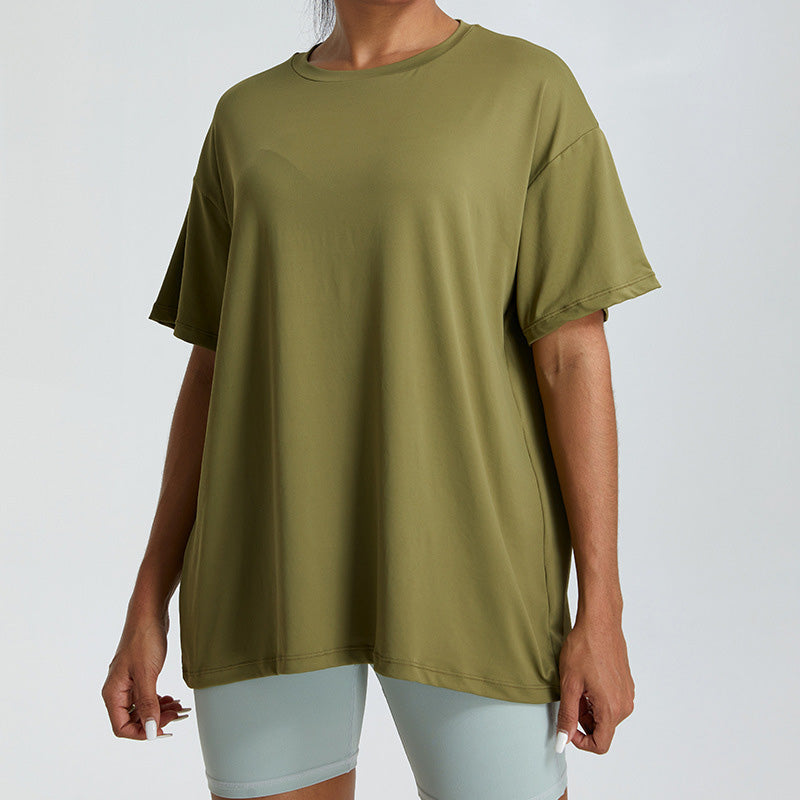 Ultra-Soft Breathable Loose Quick-Dry Short Sleeve T Shirt Top