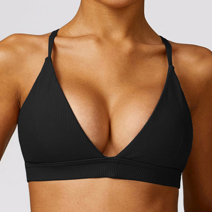 Sexy outer wear tight quick-drying yoga bra