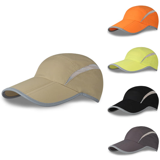 Chapeau de protection solaire en plein air Sports Running Casquette pliante de baseball 