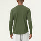 Men's nude and quick drying long sleeved top