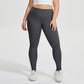 Plus-size high-rise sports leggings