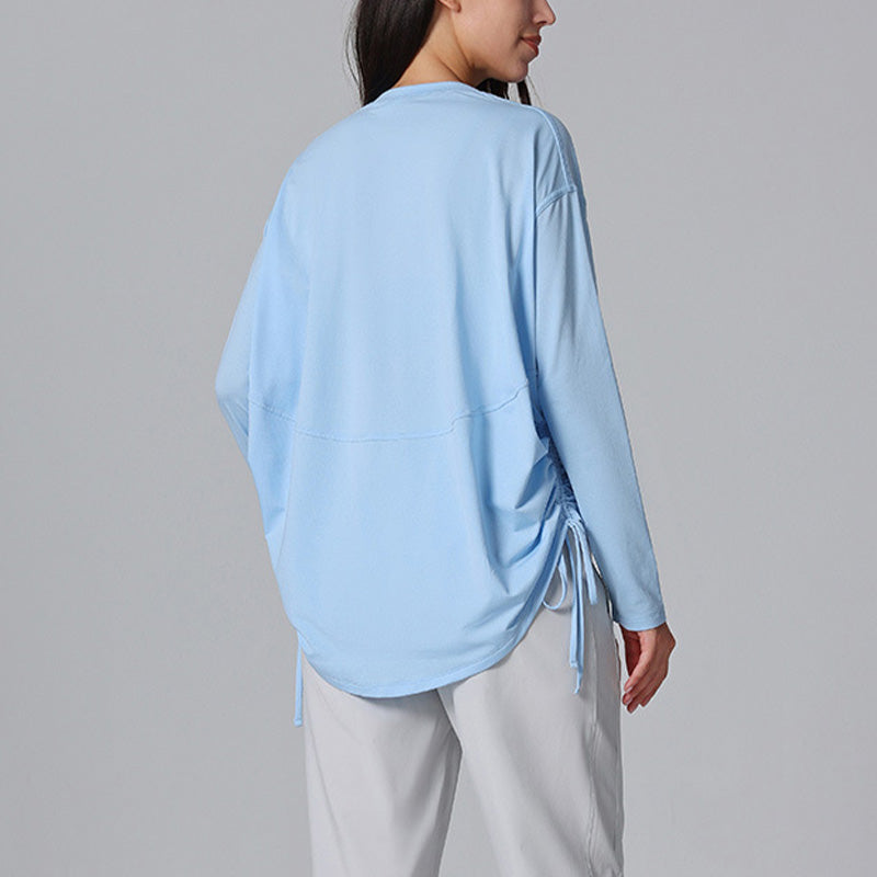 Cloudy Loose Drawstring Comfortable Winter Long Sleeves