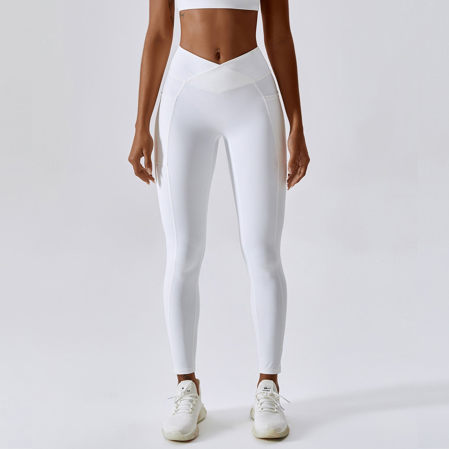 High-waisted butt-lifting sports yoga pants