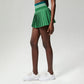 High-waisted threaded sports fitness quick-drying badminton tennis skirt