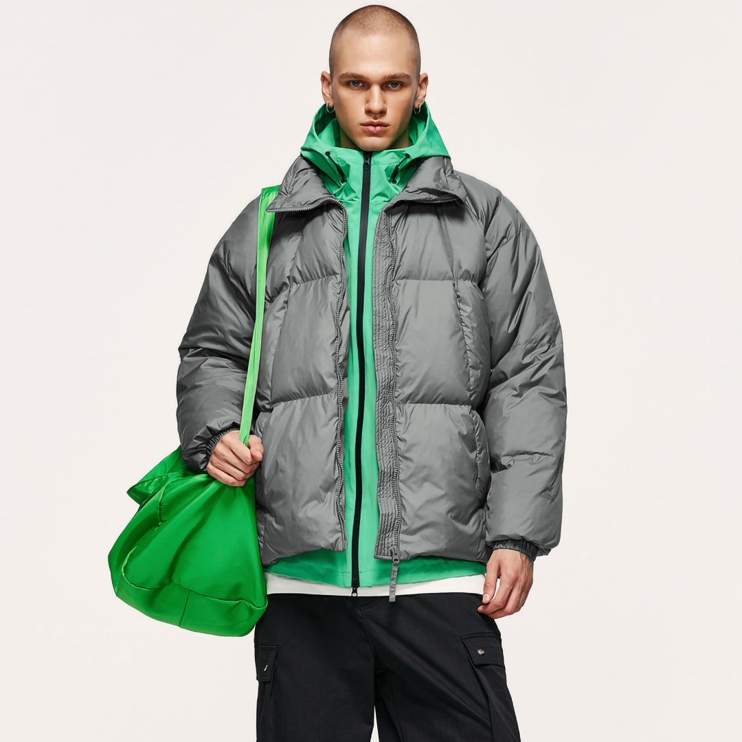 Three-proof down jacket