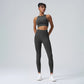 High Waist Hip Lift Sports Vest Fitness Bra + Legging Set