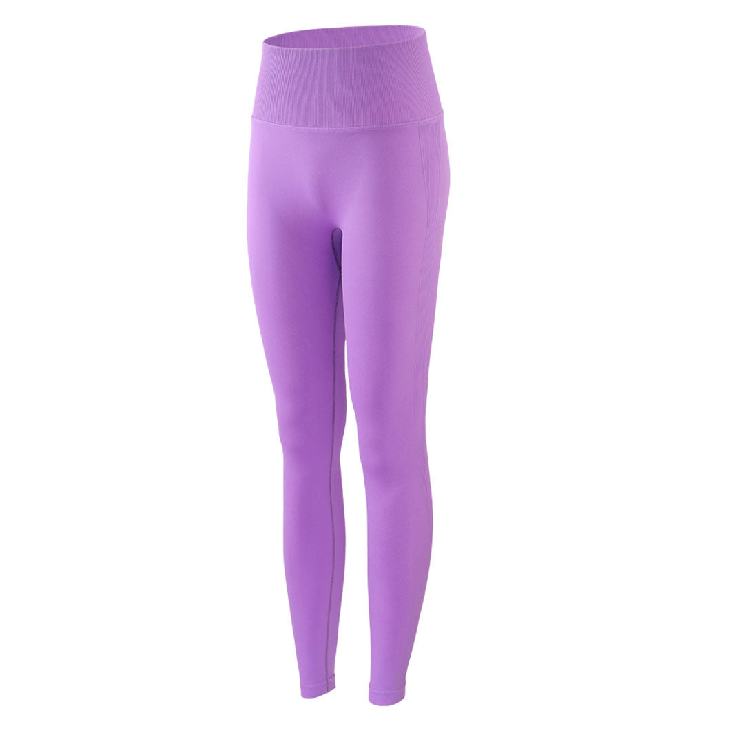 Solid color hip lift high waist sports yoga leggings