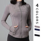 Autumn and winter stand up collar tight sports jacket