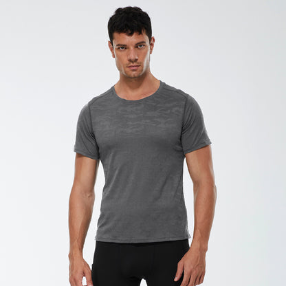 Men's casual fitness camouflage T-shirt