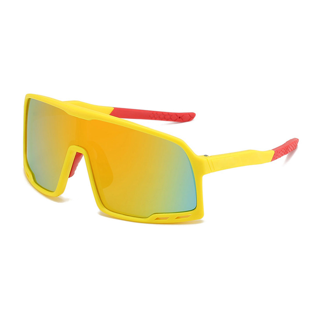 Cycling Mirror Outdoor Sports One-Piece Large Frame Sunglasses