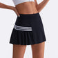 Women's High Waist Quick Dry Sports Tennis Running Skirts with Pockets