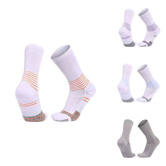 High Elastic Lycra High Basketball Sports Socks