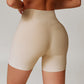 Quick-Dry High-Waist Thread Butt Lift Sports Shorts