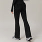 High waist extended Flared Leg pants