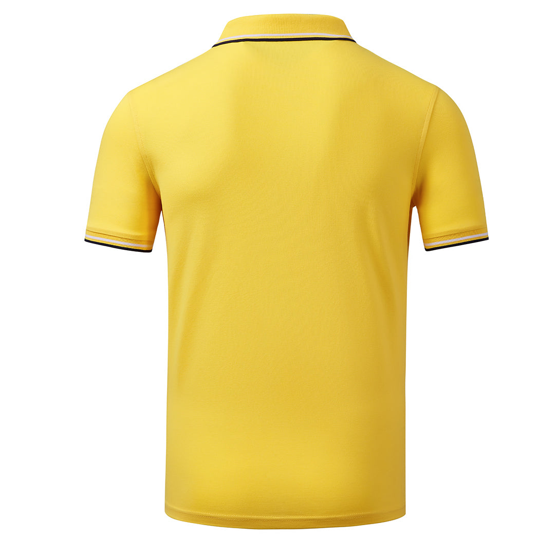 Men's cotton-trimmed polo shirt